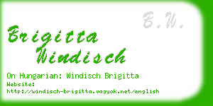 brigitta windisch business card